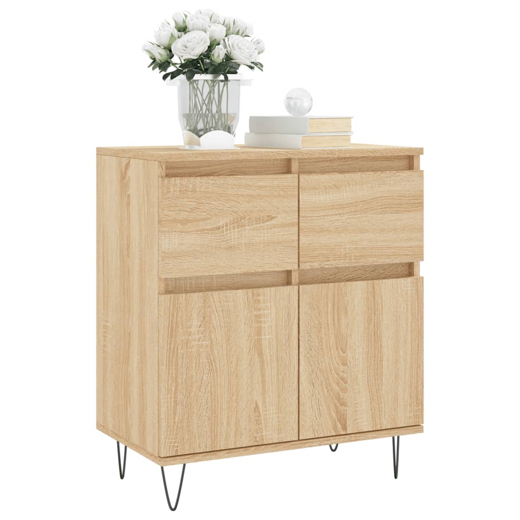 Skjenk sonoma eik 60x35x70 cm konstruert tre