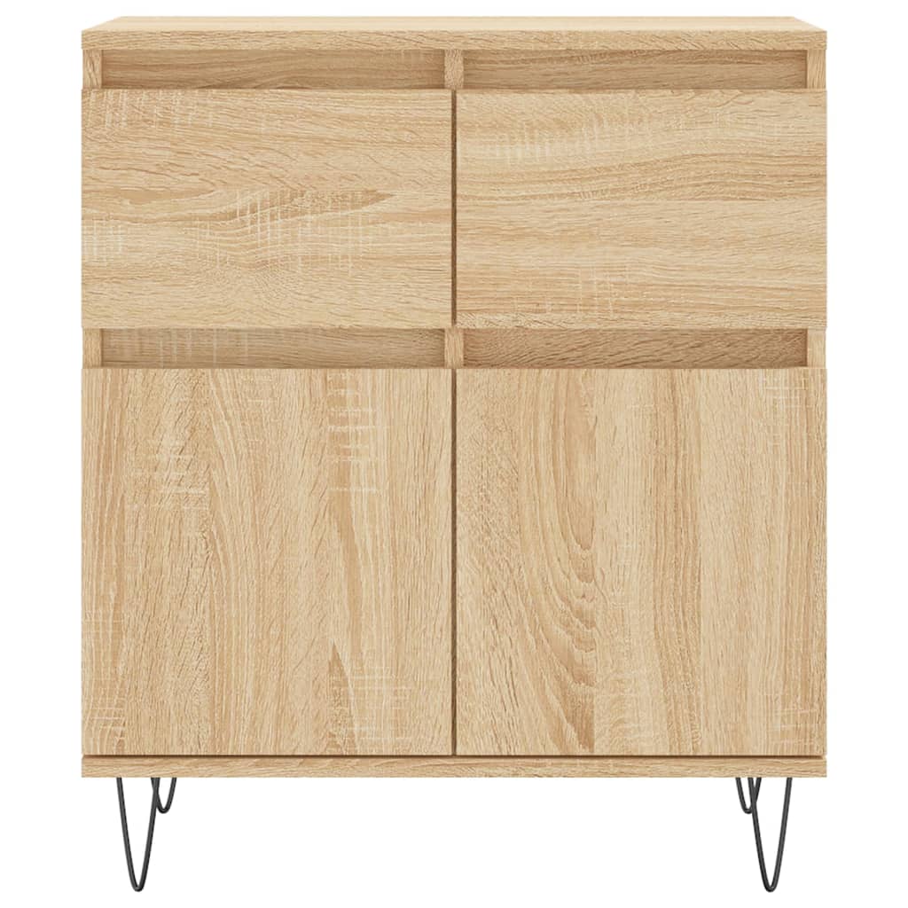 Skjenk sonoma eik 60x35x70 cm konstruert tre