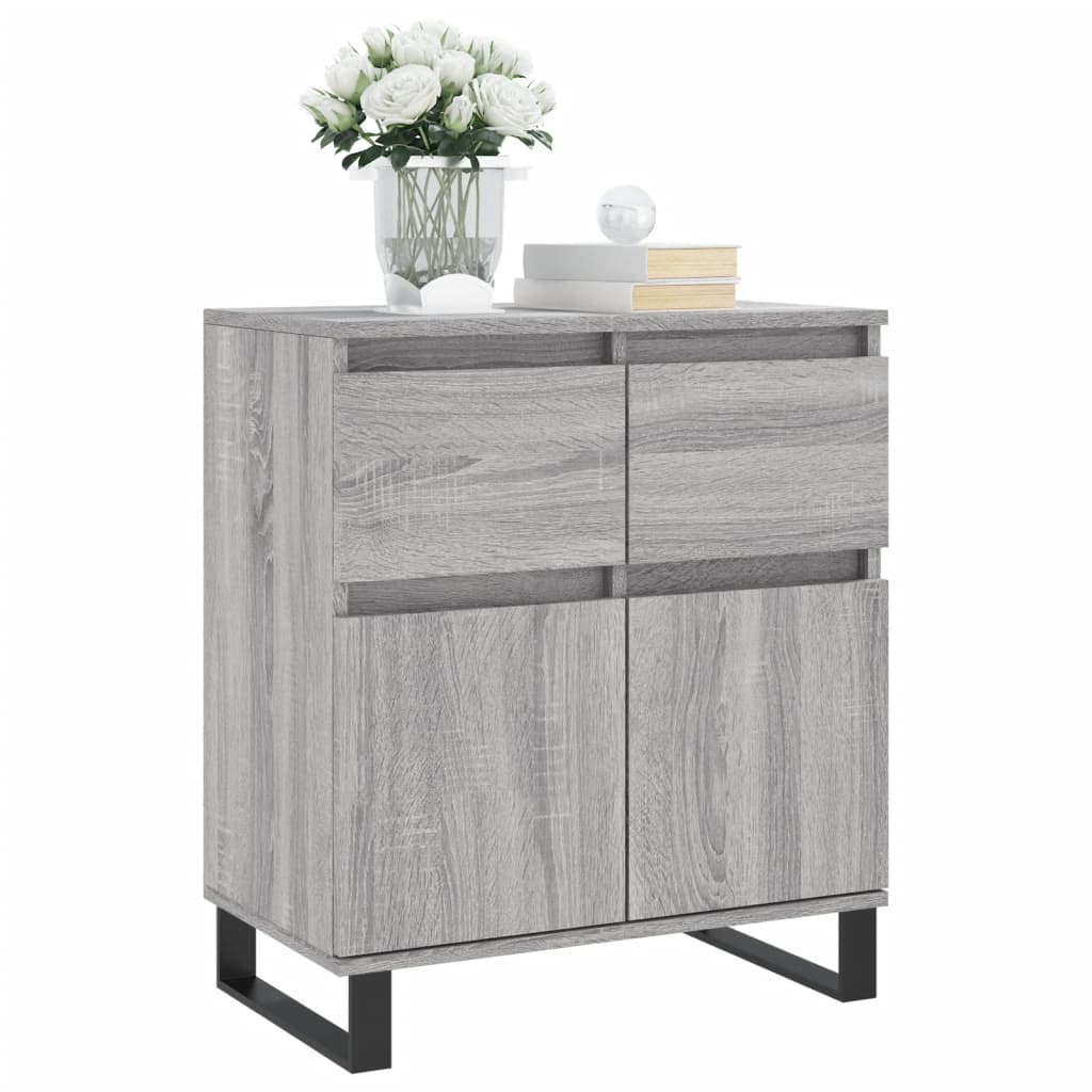 Kommode Sonoma Grå 60x35x70 cm