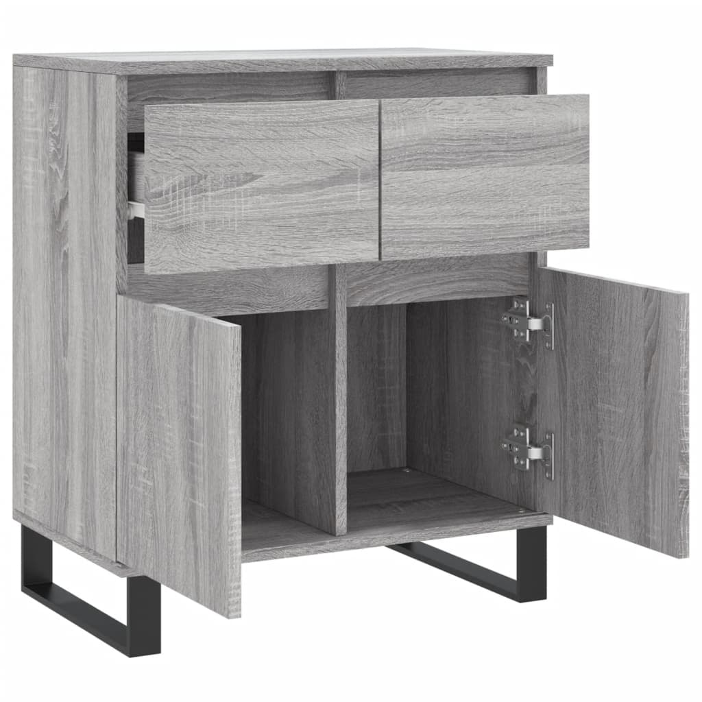 Kommode Sonoma Grå 60x35x70 cm