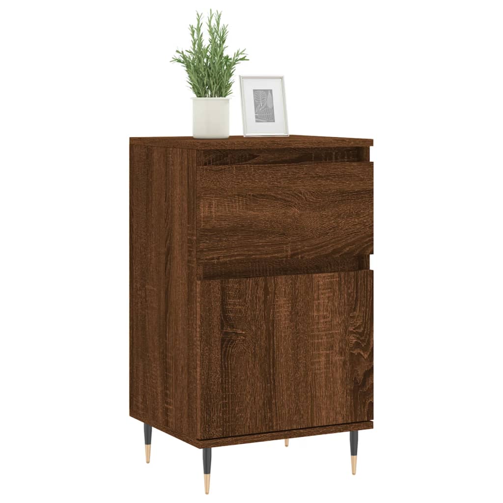 Kommode Brun Eik 2 stk 40x35x70 cm