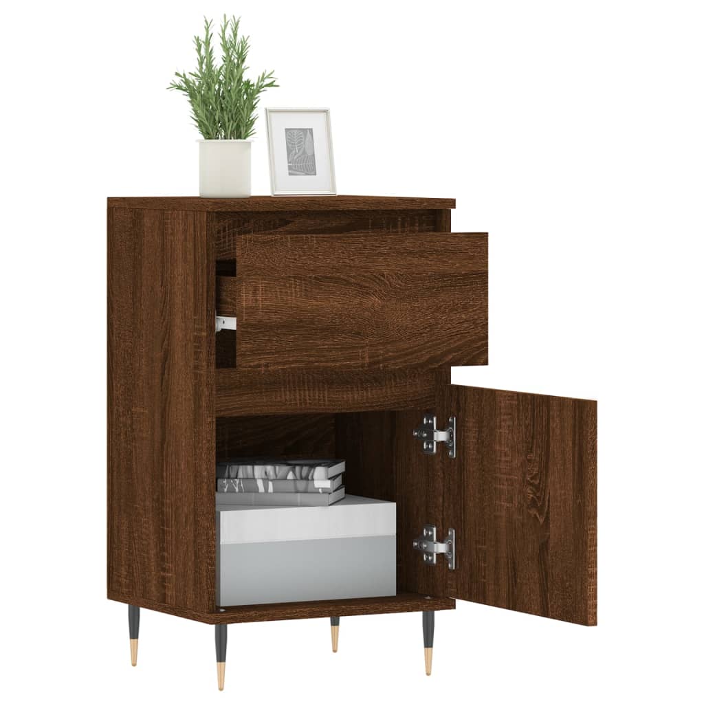 Kommode Brun Eik 2 stk 40x35x70 cm