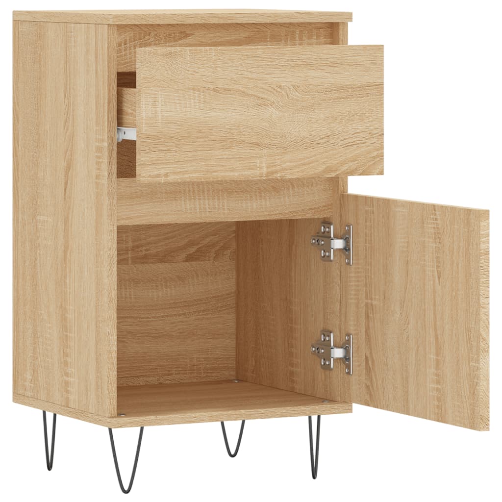 Skjenk sonoma eik 40x35x70 cm konstruert tre
