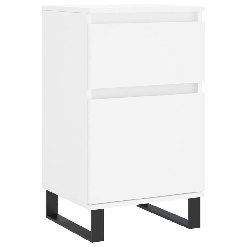 Kommode Hvit 2 stk 40x35x70 cm