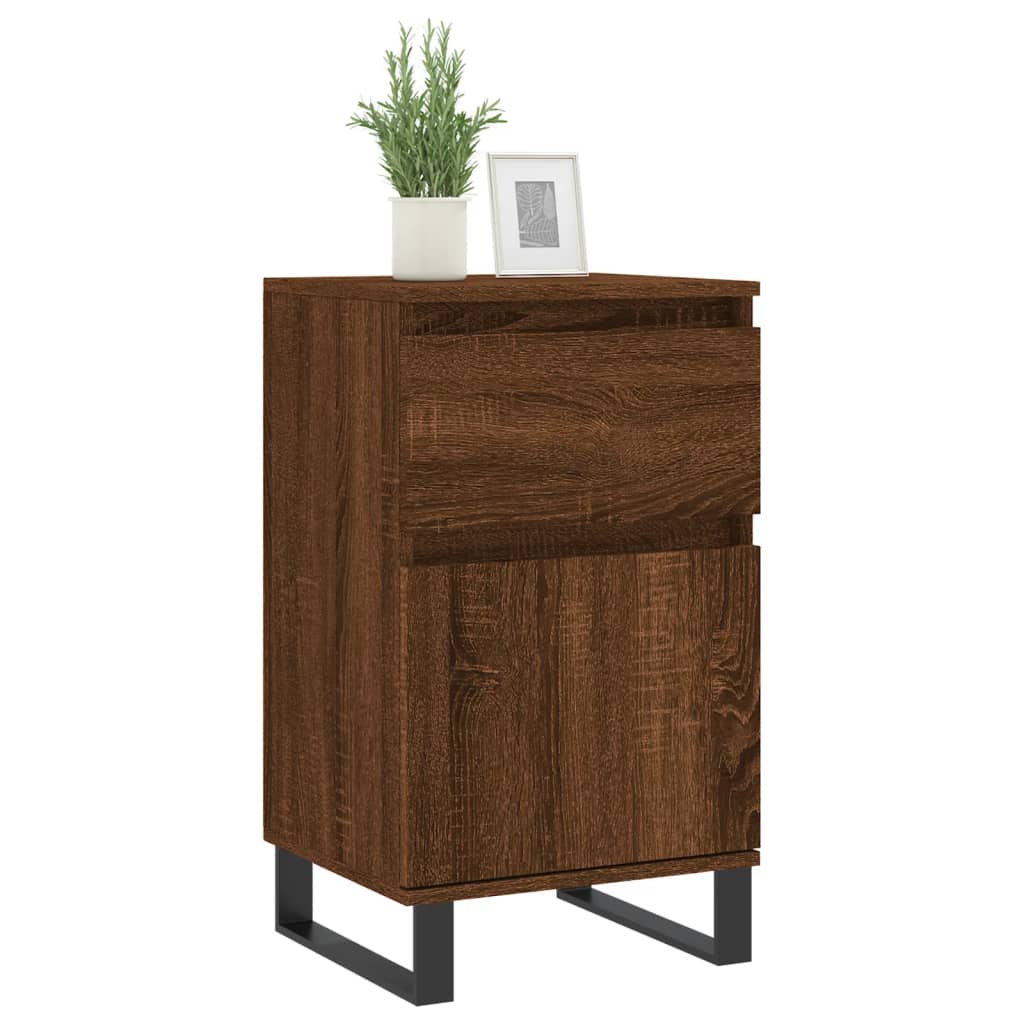 Kommode Brun Eik 2 stk 40x35x70 cm