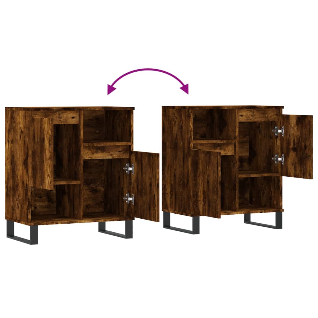 Kommode Røkt Eik 60x35x70 cm