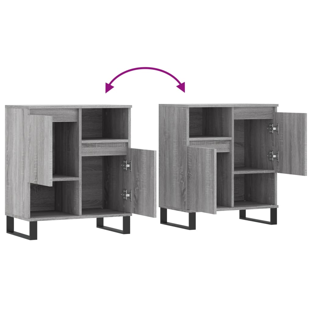 Skjenk Sonoma Grå 60x35x70 cm