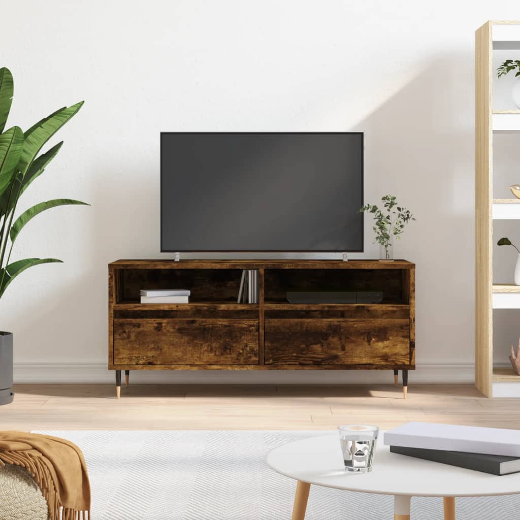 TV-Møbel Røkt Eik TV-benk 100x34,5x44,5 cm