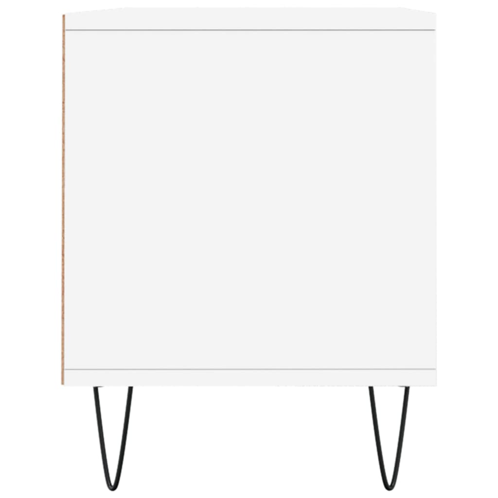 TV-Møbel Hvit TV-benk 100x34,5x44,5 cm