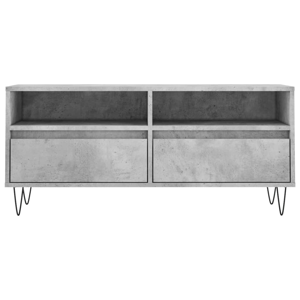 TV-Møbel Betonggrå Tv-benk 100x34,5x44,5 cm