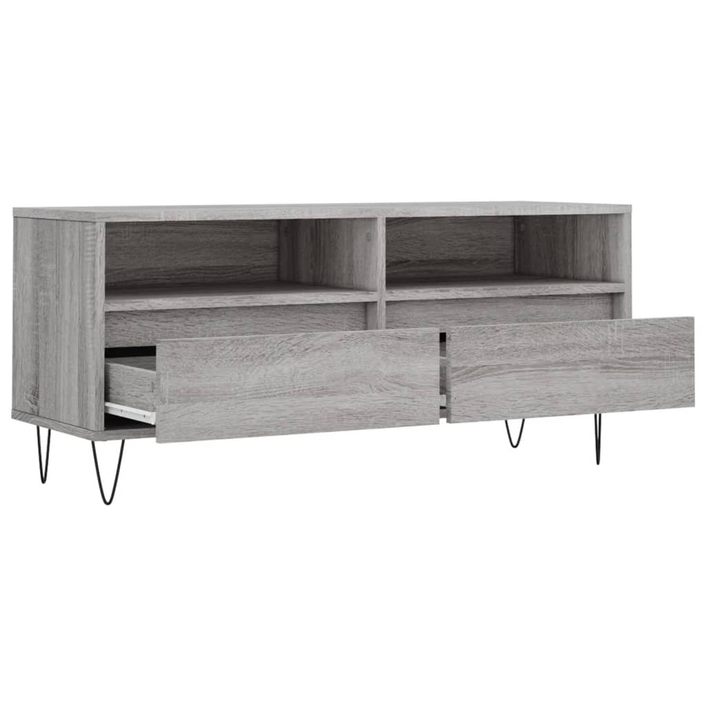TV-Møbel Sonoma Grå TV-benk 100x34,5x44,5 cm