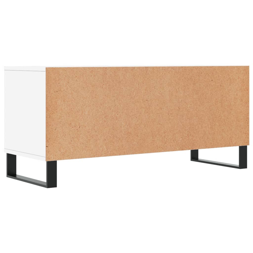 TV-Møbel Hvit TV-benk 100x34,5x44,5 cm