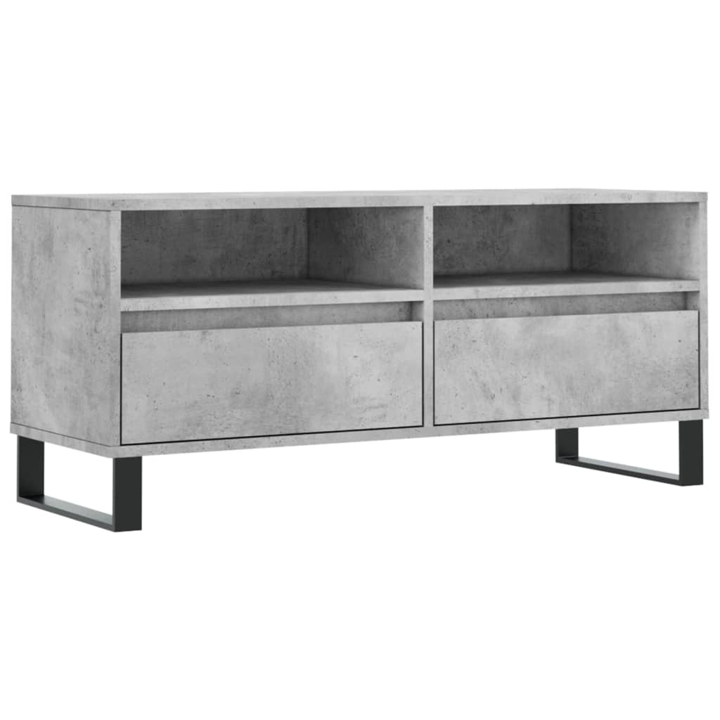 TV-Møbel Betonggrå TV-benk 100x34,5x44,5 cm