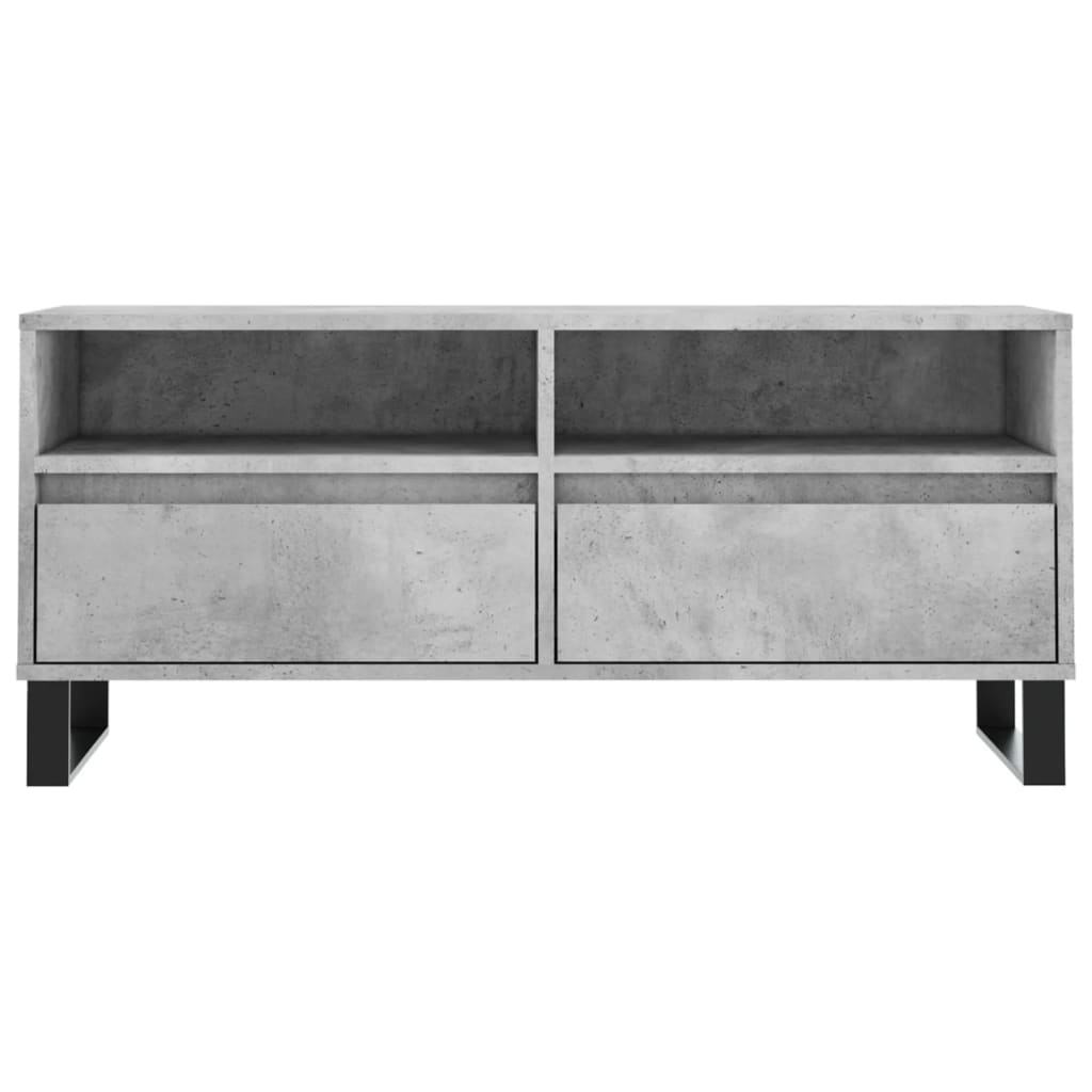 TV-Møbel Betonggrå TV-benk 100x34,5x44,5 cm