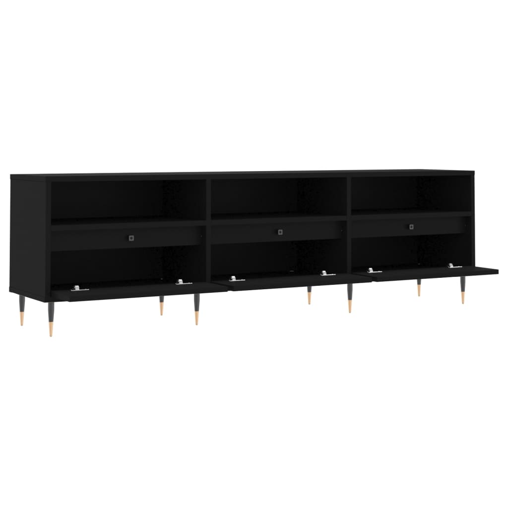 TV-Møbel Svart TV-benk 150x30x44,5 cm
