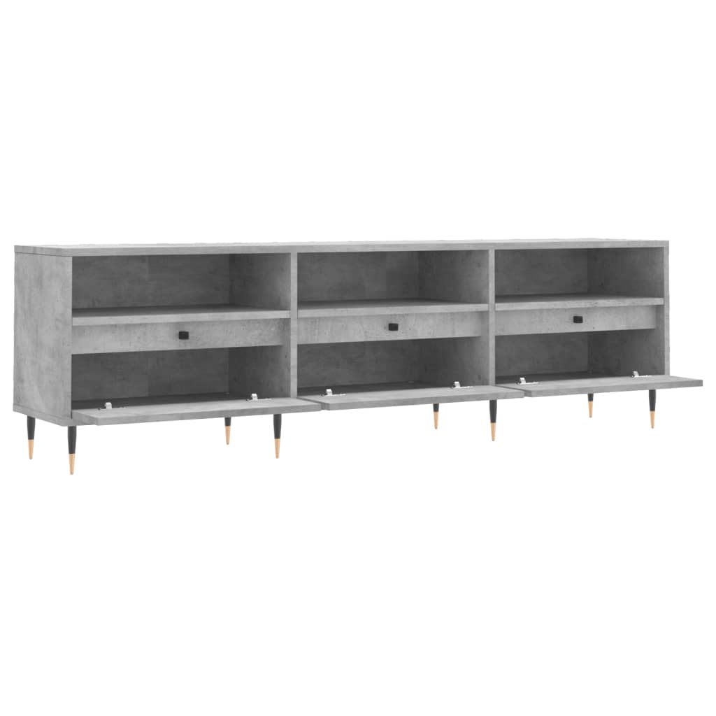 TV-Møbel Betonggrå TV-benk 150x30x44,5 cm