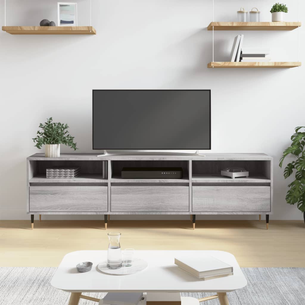 TV-Møbel Sonoma Grå TV-benk 150x30x44,5 cm