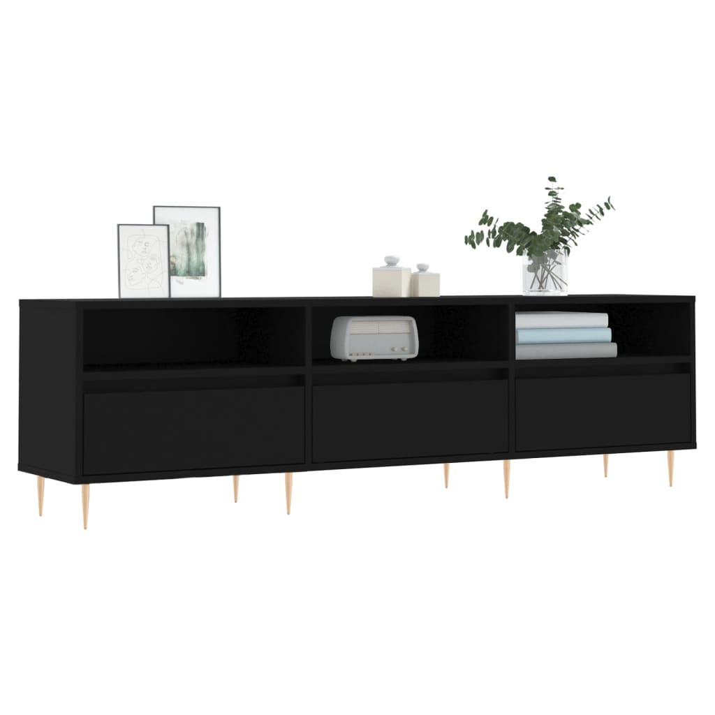 TV-Møbel Svart TV-benk 150x30x44,5 cm
