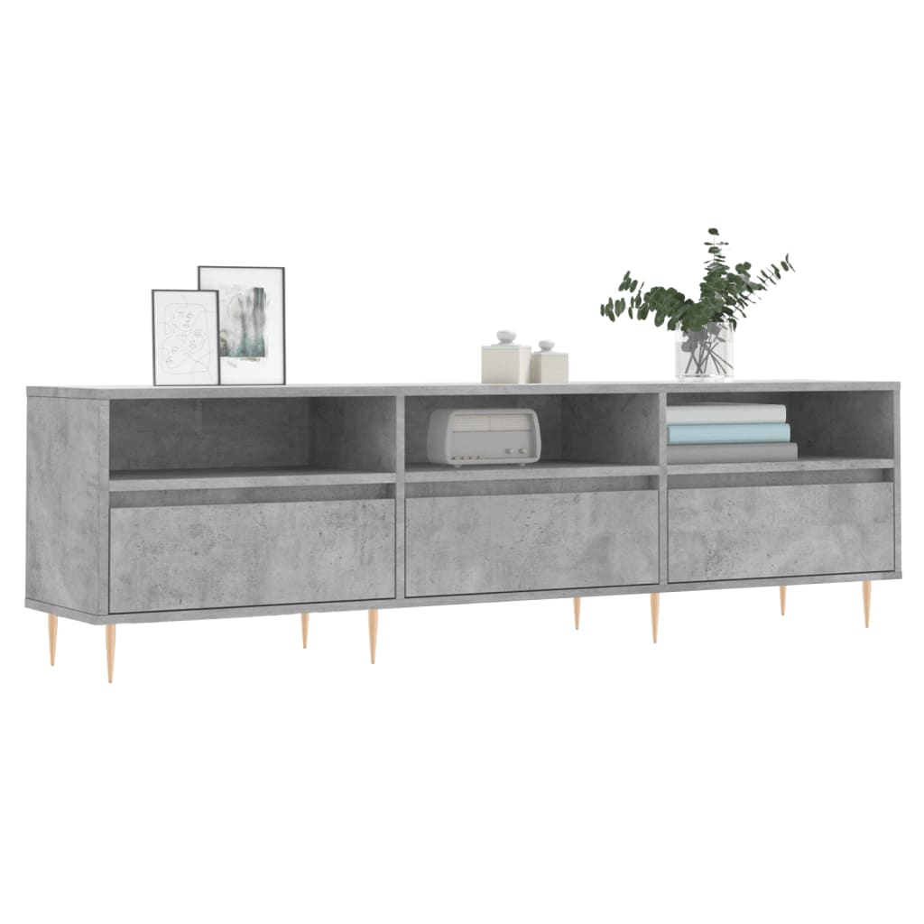 TV-Møbel Betonggrå TV-benk 150x30x44,5 cm
