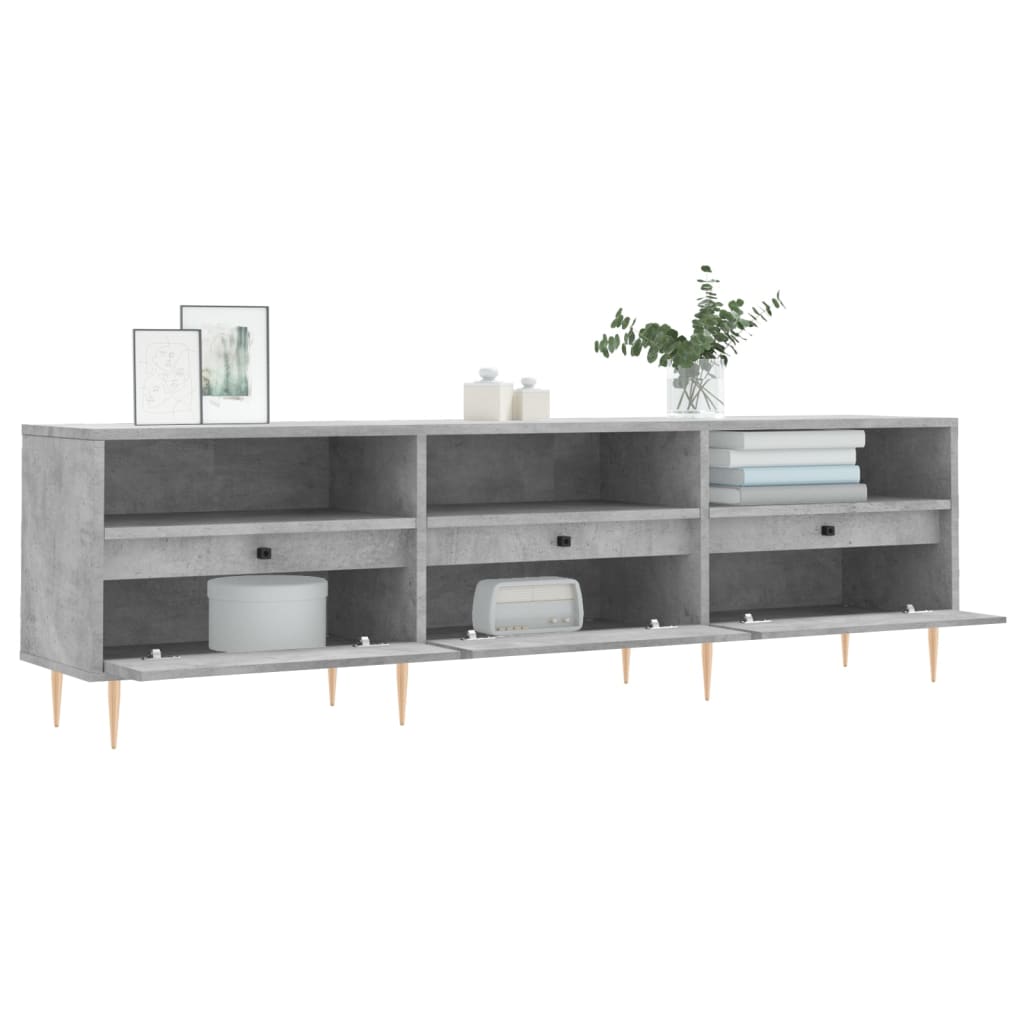 TV-Møbel Betonggrå TV-benk 150x30x44,5 cm