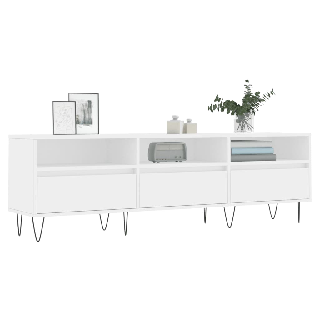 TV-Møbel Hvit Tv-benk 150x30x44,5 cm