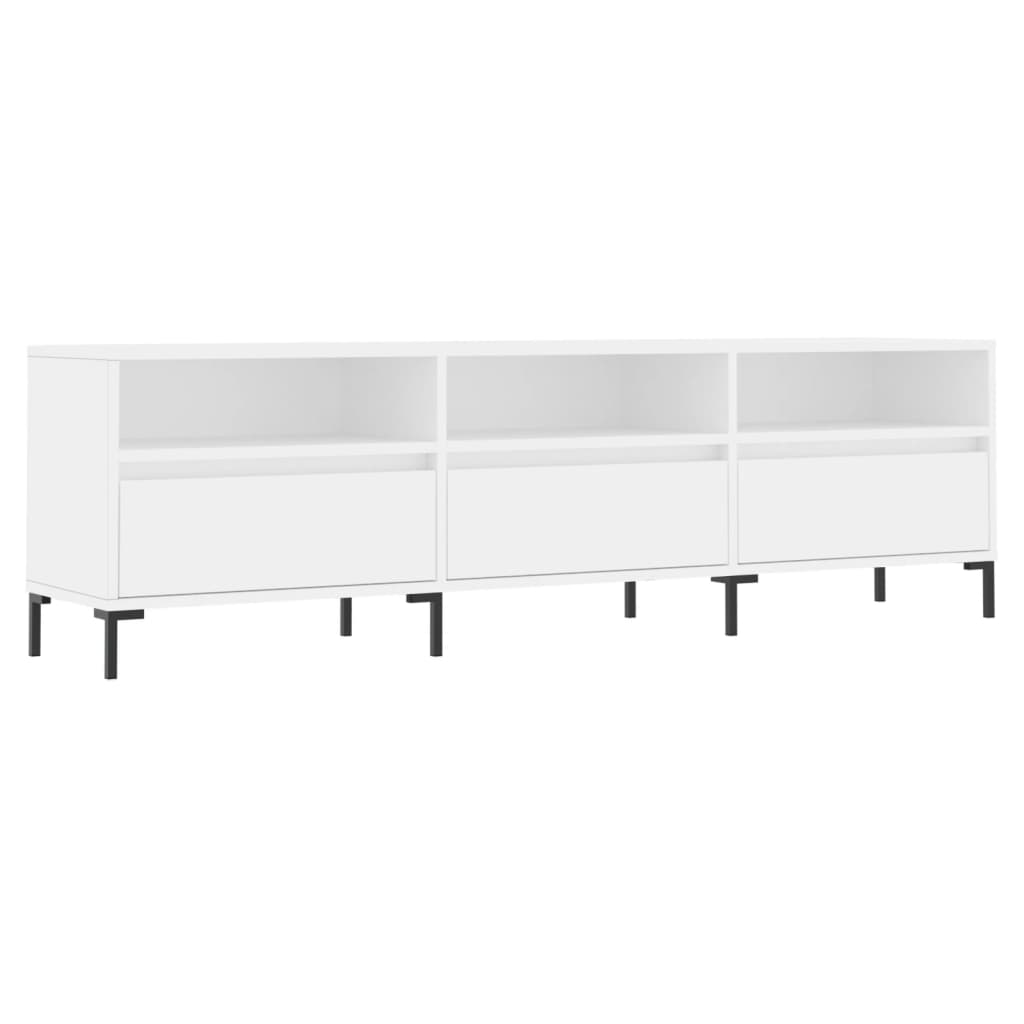 TV-Møbel Hvit TV-benk 150x30x44,5 cm