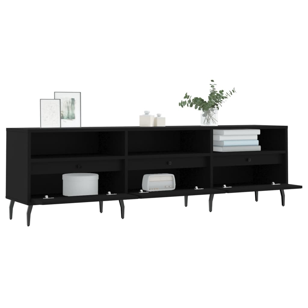 TV-Møbel Svart TV-benk 150x30x44,5 cm