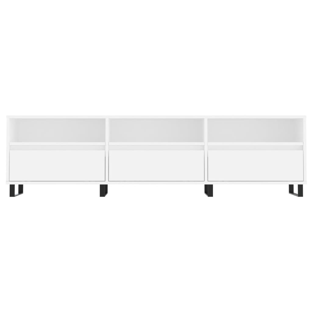 TV-Møbel Hvit TV-benk 150x30x44,5 cm