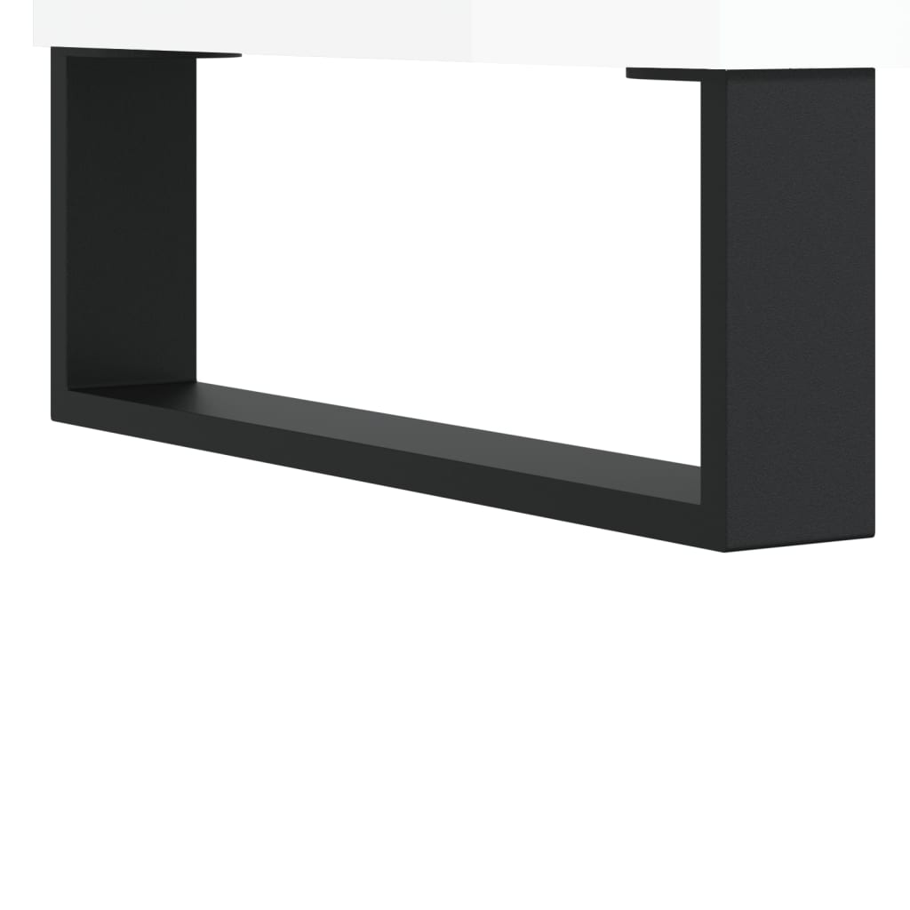 TV-Møbel Høyglans Hvit TV-benk 150x30x44,5 cm
