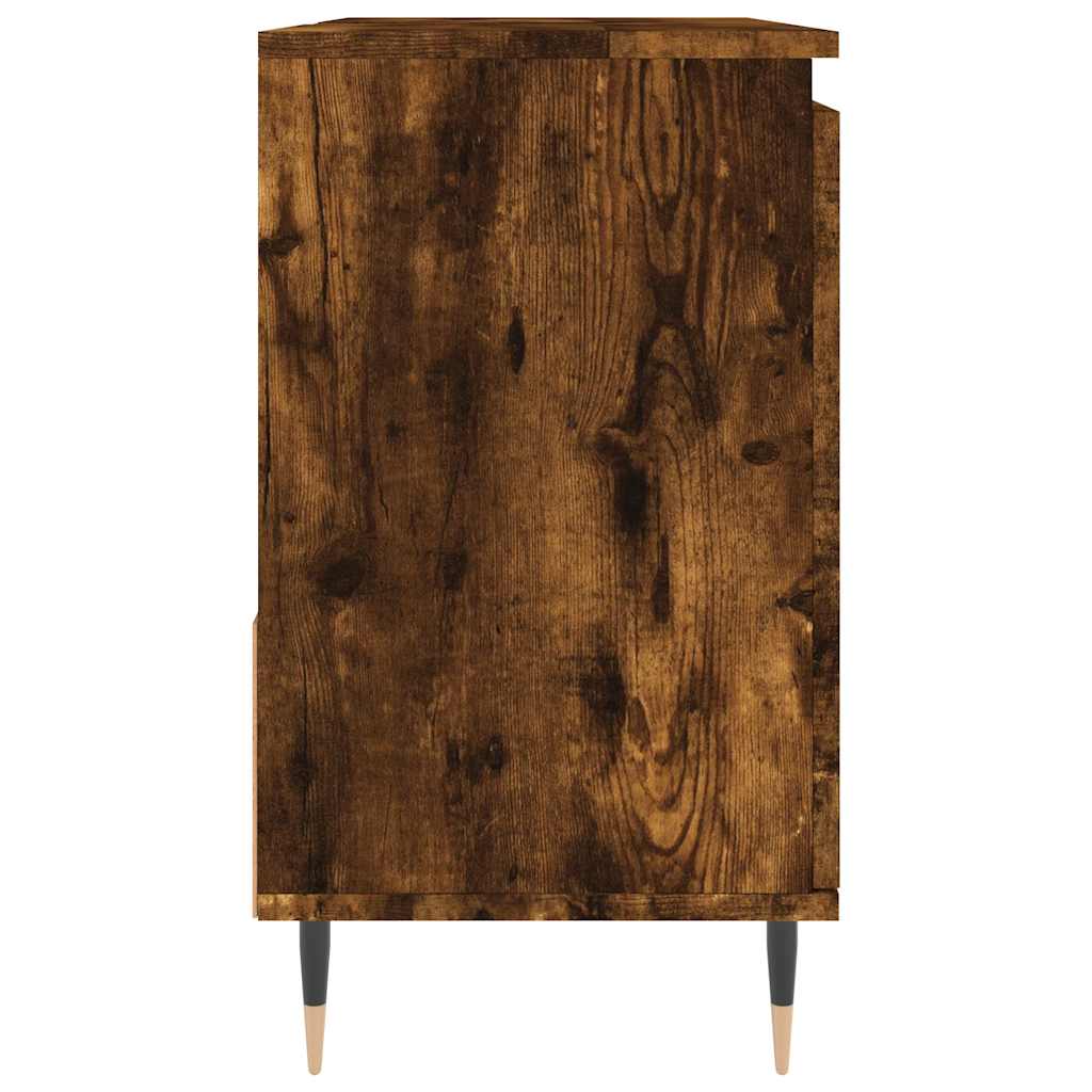 Baderomsskap Røkt Eik 65x33x60 cm