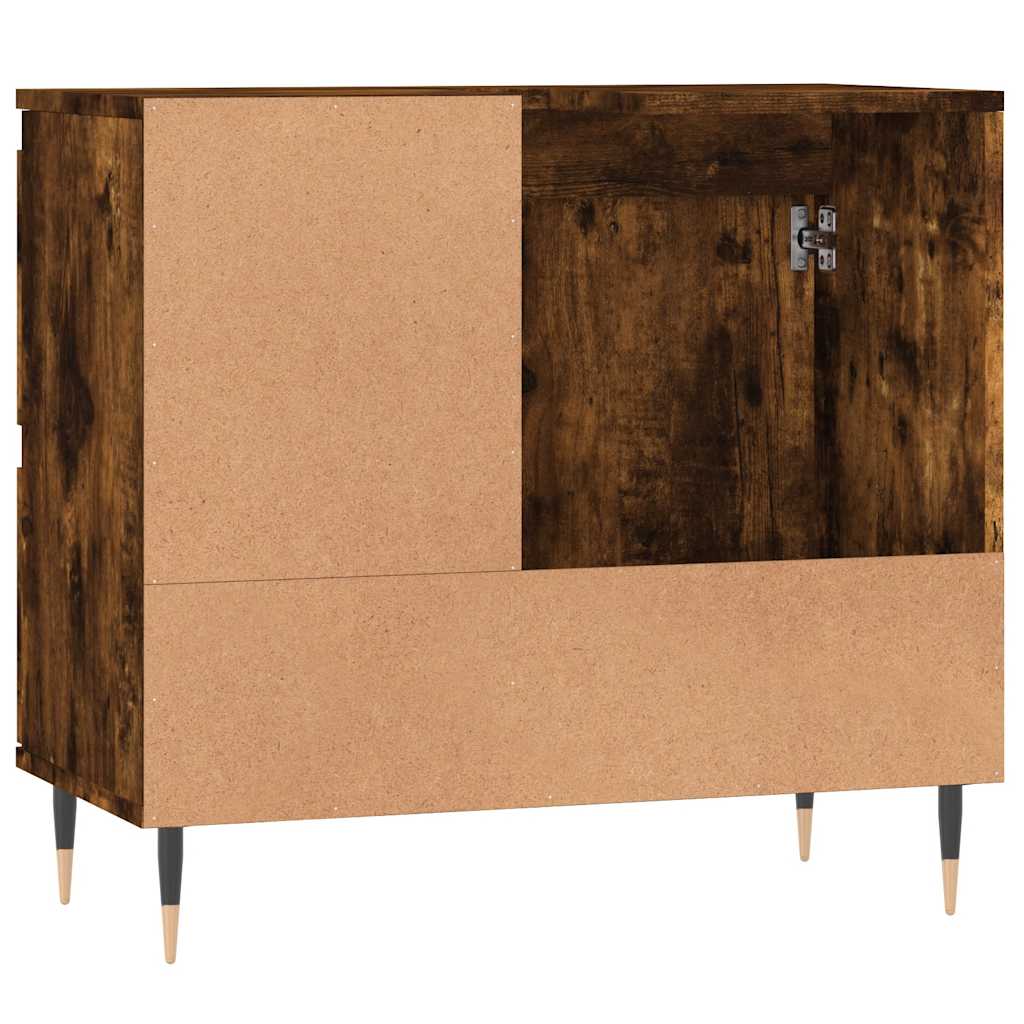 Baderomsskap Røkt Eik 65x33x60 cm