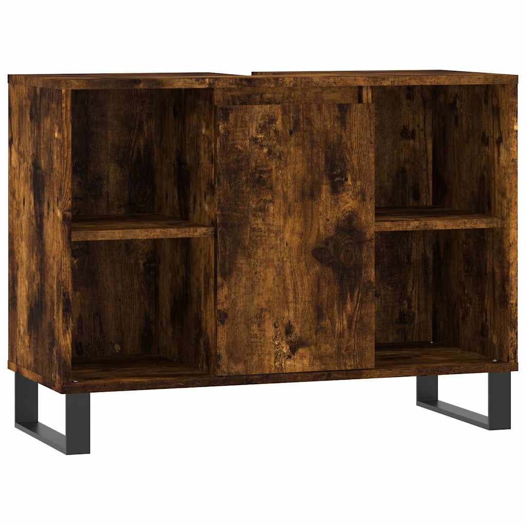 Baderomsskap Røkt Eik 80x33x60 cm
