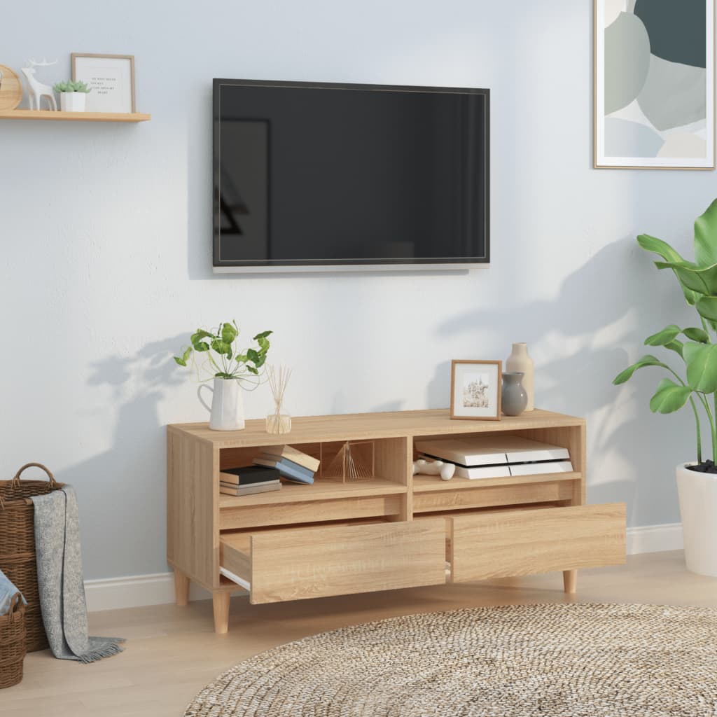 TV-Møbel Sonoma Eik TV-benk 100x34,5x44,5 cm