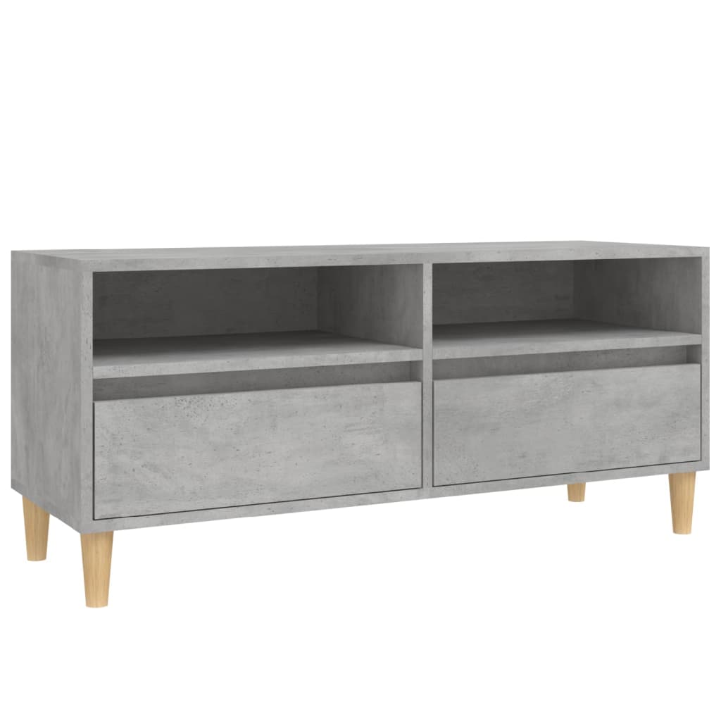 TV-Møbel Betonggrå TV-benk 100x34,5x44,5 cm