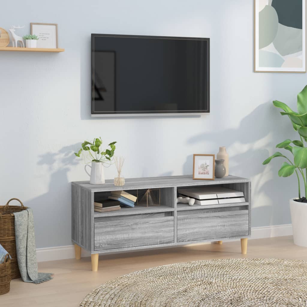 TV-Møbel Sonoma Grå TV-benk 100x34,5x44,5 cm