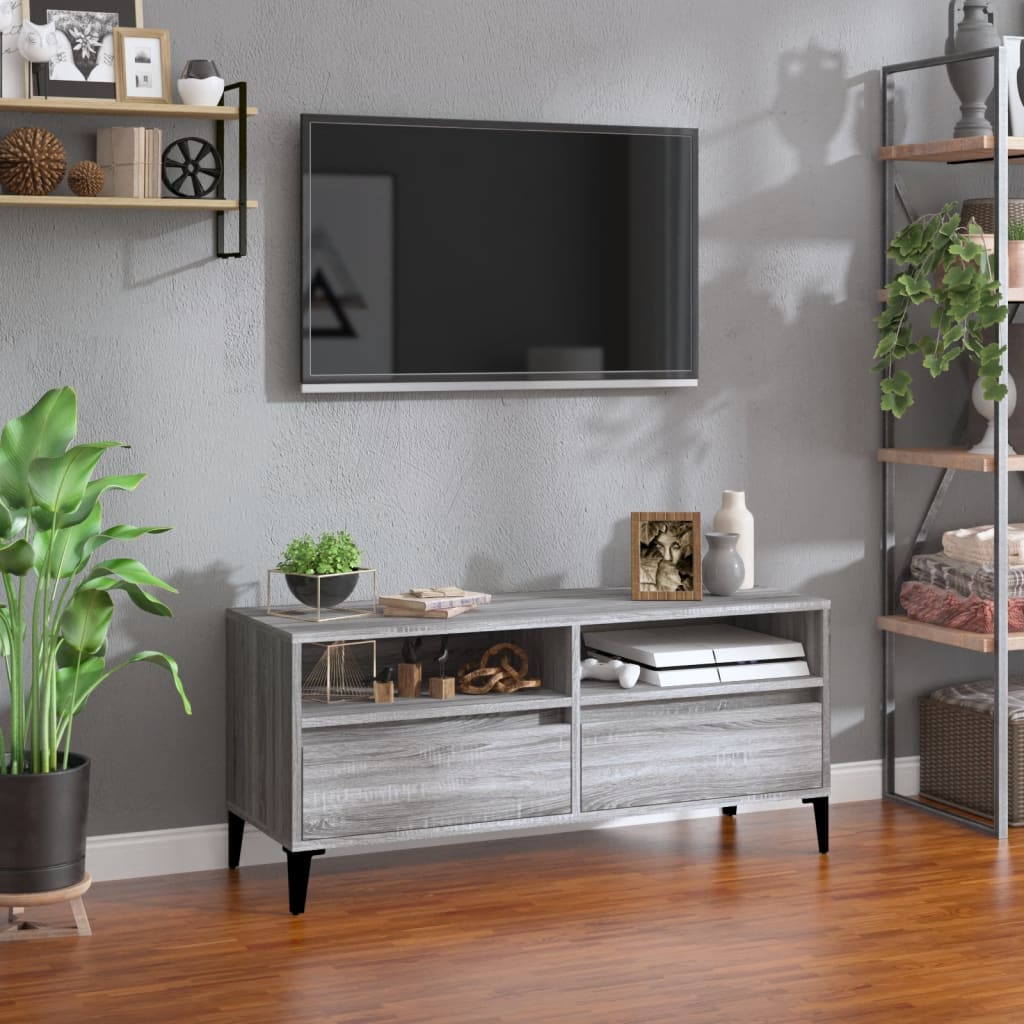 TV-Møbel Sonoma Grå TV-benk 100x34,5x44,5 cm