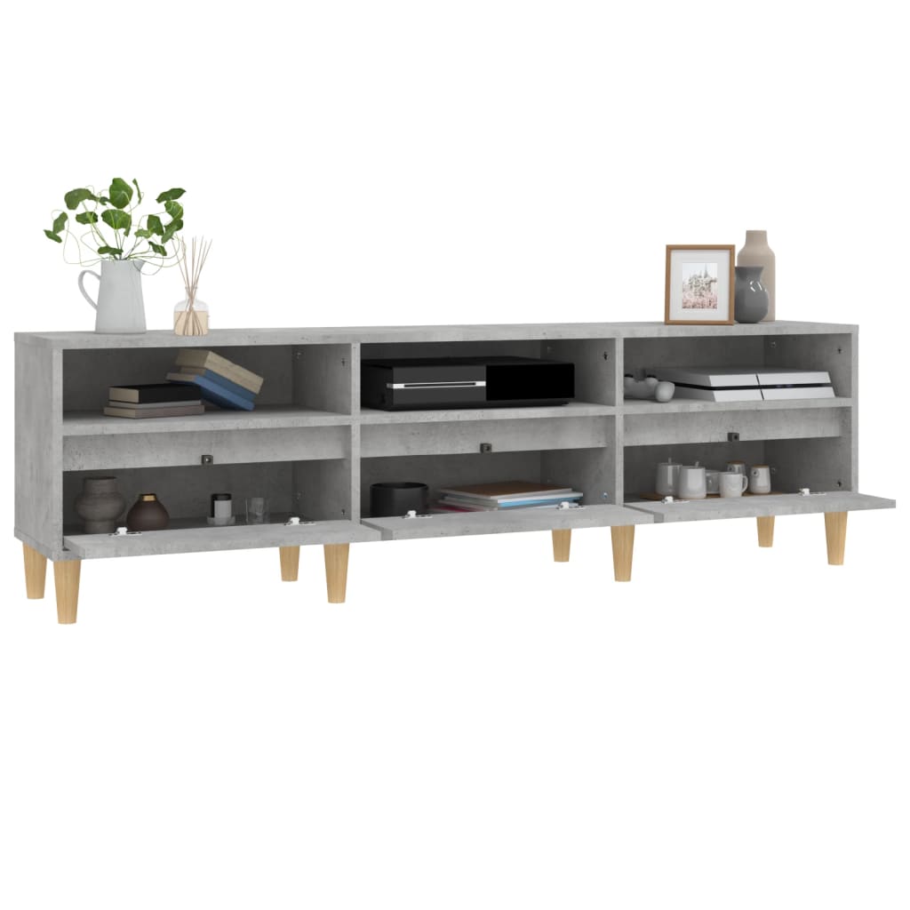 TV-Møbel Betonggrå TV-benk 150x30x44,5 cm