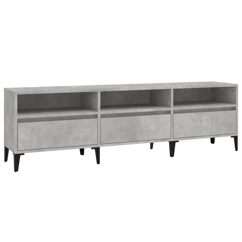 TV-Møbel Betonggrå TV-benk 150x30x44,5 cm