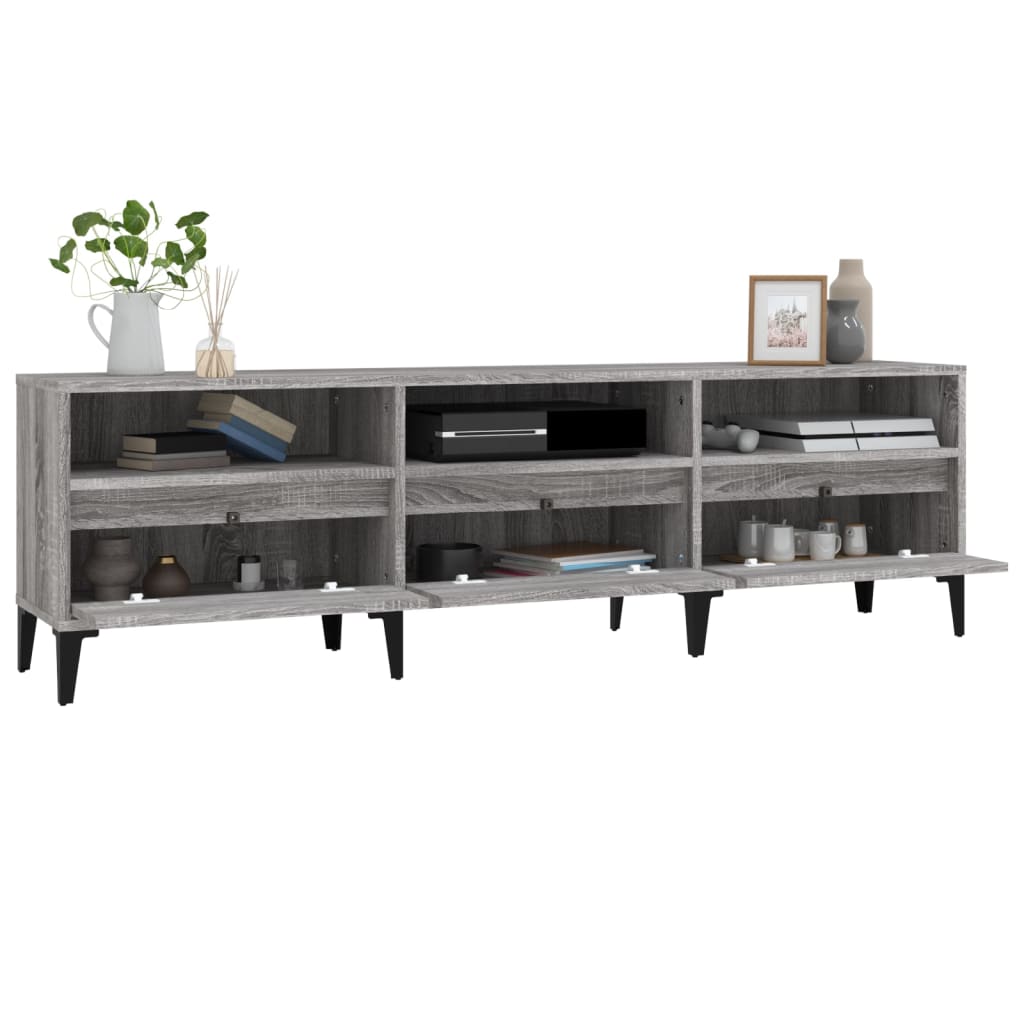 TV-Møbel Sonoma Grå TV-benk 150x30x44,5 cm