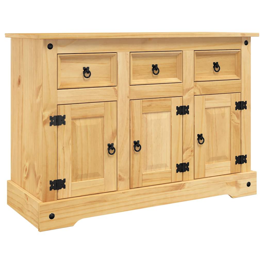 Bokhylle Brun Corona 112x44x78 cm heltre meksikansk furu