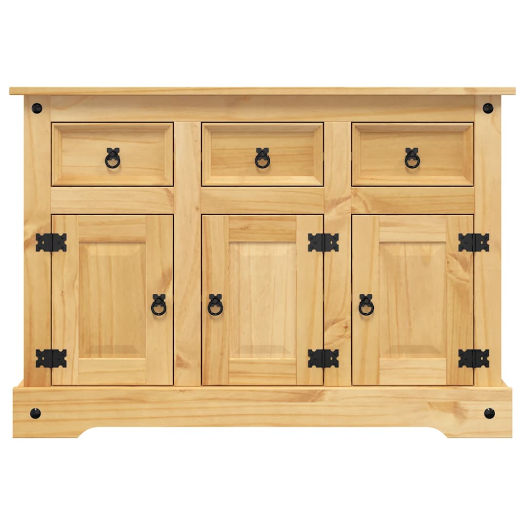 Bokhylle Brun Corona 112x44x78 cm heltre meksikansk furu