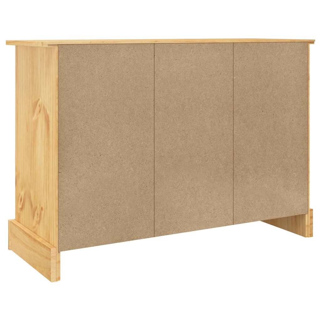 Bokhylle Brun Corona 112x44x78 cm heltre meksikansk furu