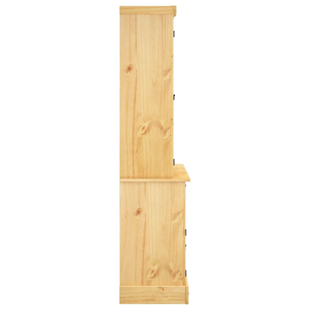 Skap Tre Brun Corona 112x43x196 cm heltre meksikansk furu