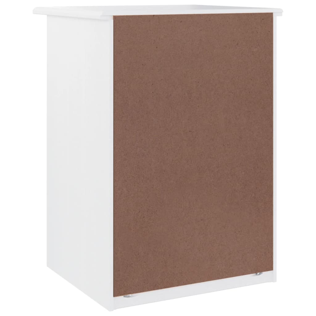 Nattbord Sengbord Hvit heltre furu ALTA 41x35x55,5 cm