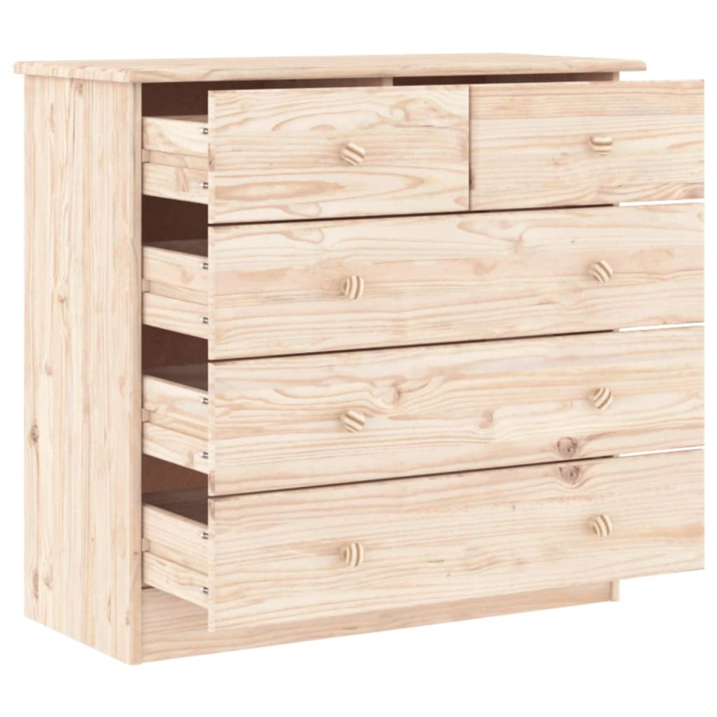 Kommode Tre heltre furu ALTA 77x35x73 cm