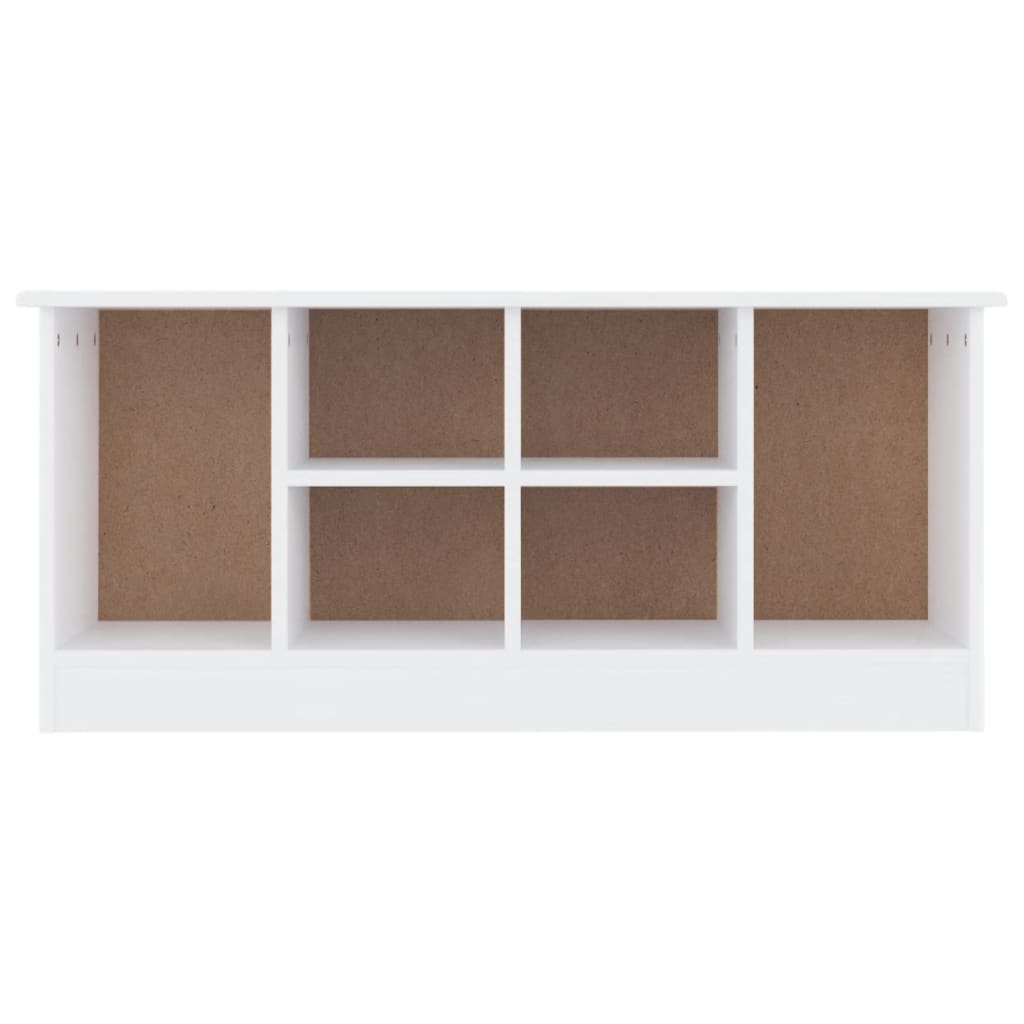 Skoskap Skohylle Skobenk Hvit Skobenk ALTA Hvit 100x35x45 cm heltre furu