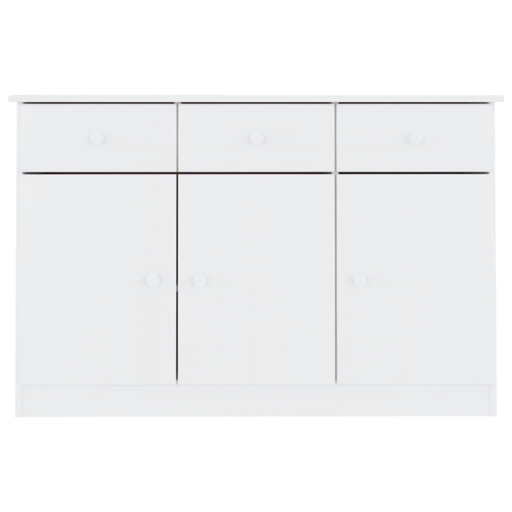 Skjenk Hvit ALTA 112x35x73 cm heltre furu