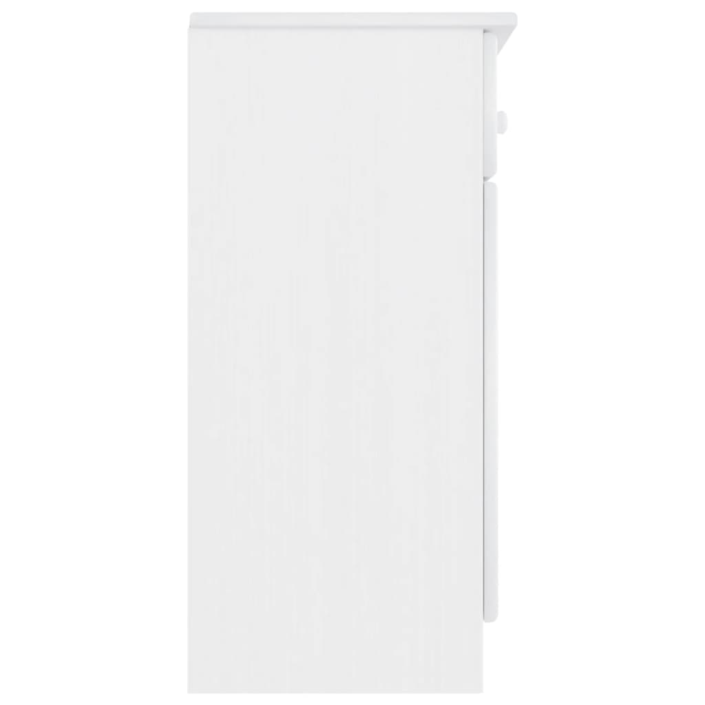 Skjenk Hvit ALTA 112x35x73 cm heltre furu