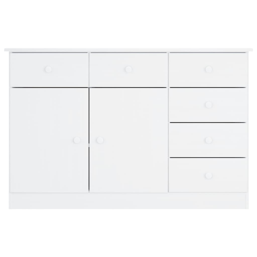 Skjenk Hvit ALTA 112x35x73 cm heltre furu