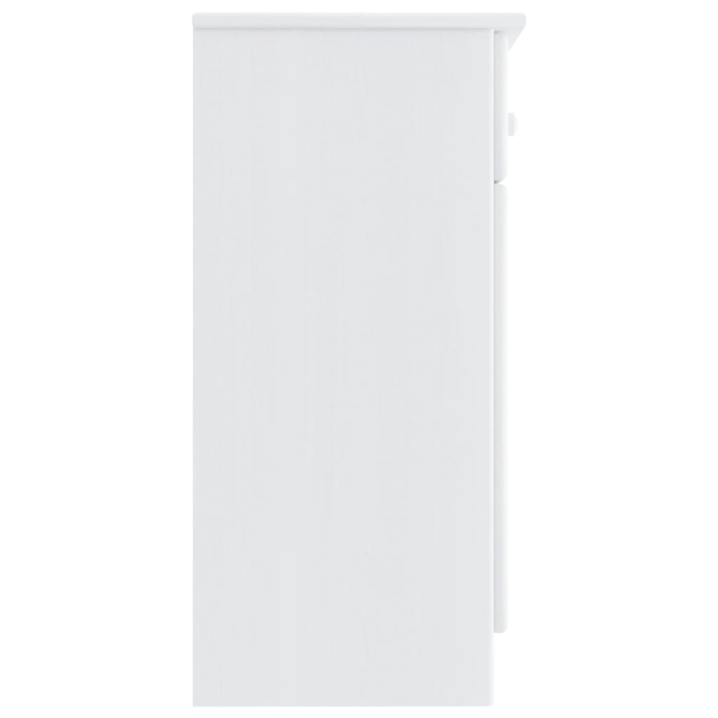 Skjenk Hvit ALTA 112x35x73 cm heltre furu
